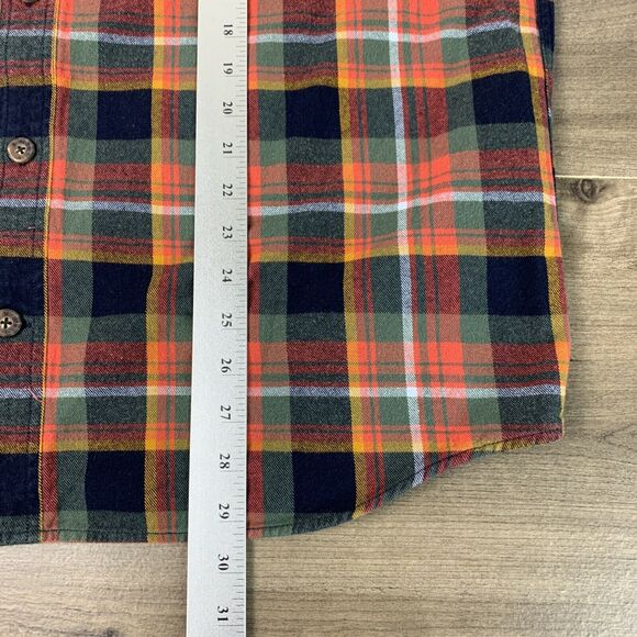 Duluth Trading Mens Large Heavy Flannel Long Sleeve Shirt Relaxed Fit Cotton - Picture 6 of 11